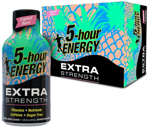 5 Hour Energy Shot - Extra Strength Tropical Burst 12pk