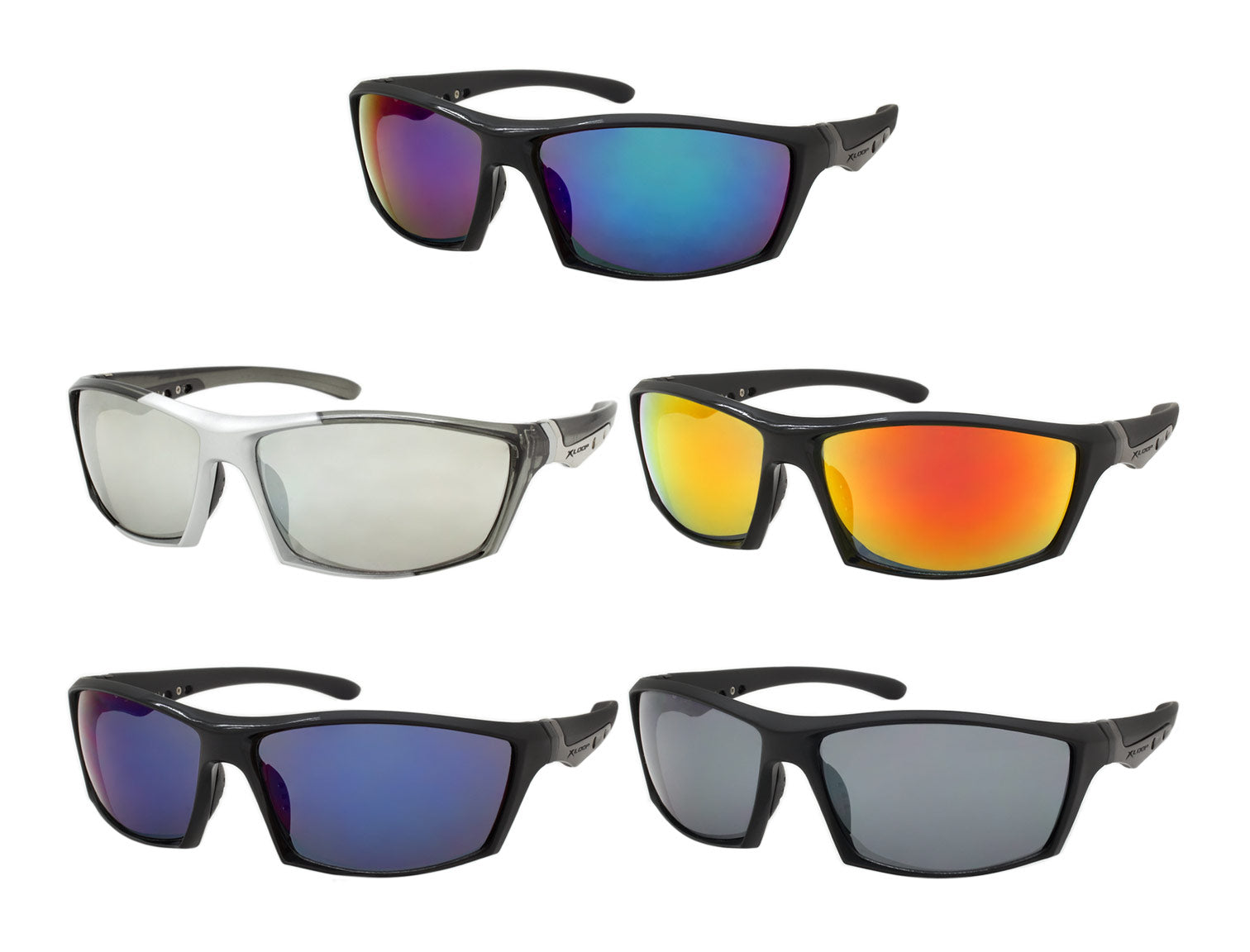 12ct Xloop Sports Wrap Sunglasses 8X2633
