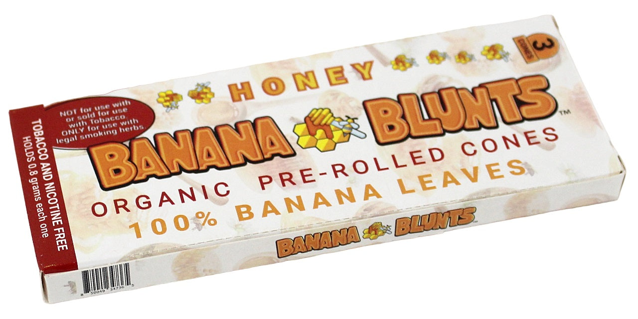 Banana Blunts Organic Pre-Rolled Cones - Honey