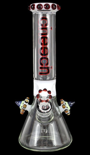 12" Cheech Marble Shroomin Saucers Water Pipe