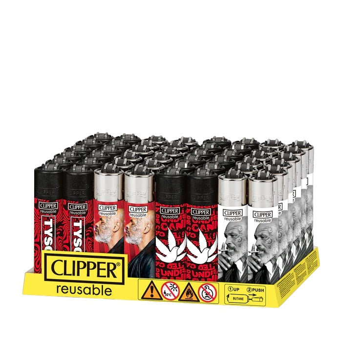 Clipper Lighter - Mike Tyson Smoking 48pk