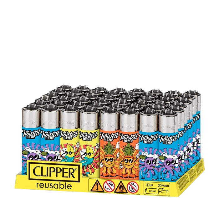 Clipper Lighter - Twisted Hemp Friends 48pk