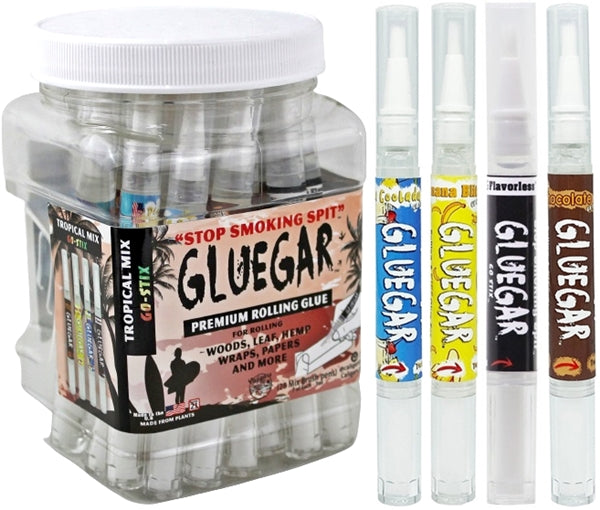 Gluegar Gostix Rolling Glue - Tropical Mix 28pk Tub