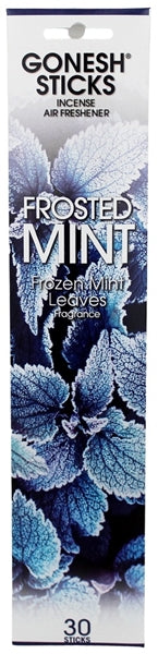 12ct Gonesh - Winter Frosted Mint Sticks - Frozen Mint Leaves