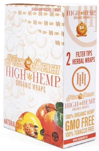 High Hemp Organic Wraps - Fuzzy Peach