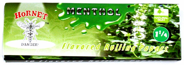 Hornet Rolling Papers - 1 1-4 Menthol