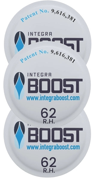 100ct Integra Boost Humidity Packs - Round - 62% - 38mm
