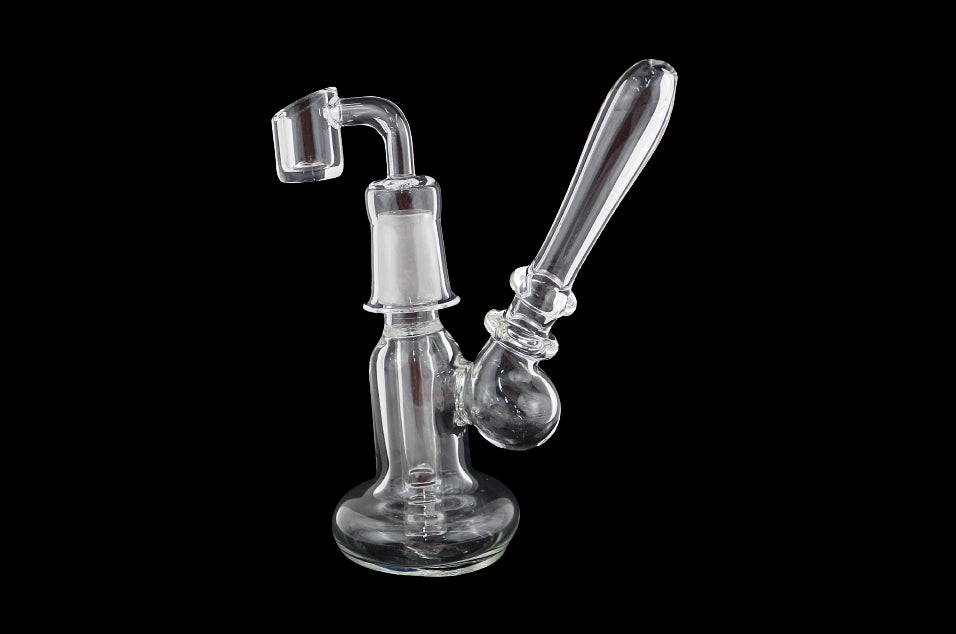 2ct 6" Jambulingam Oil Rig Bubbler with 19f Banger