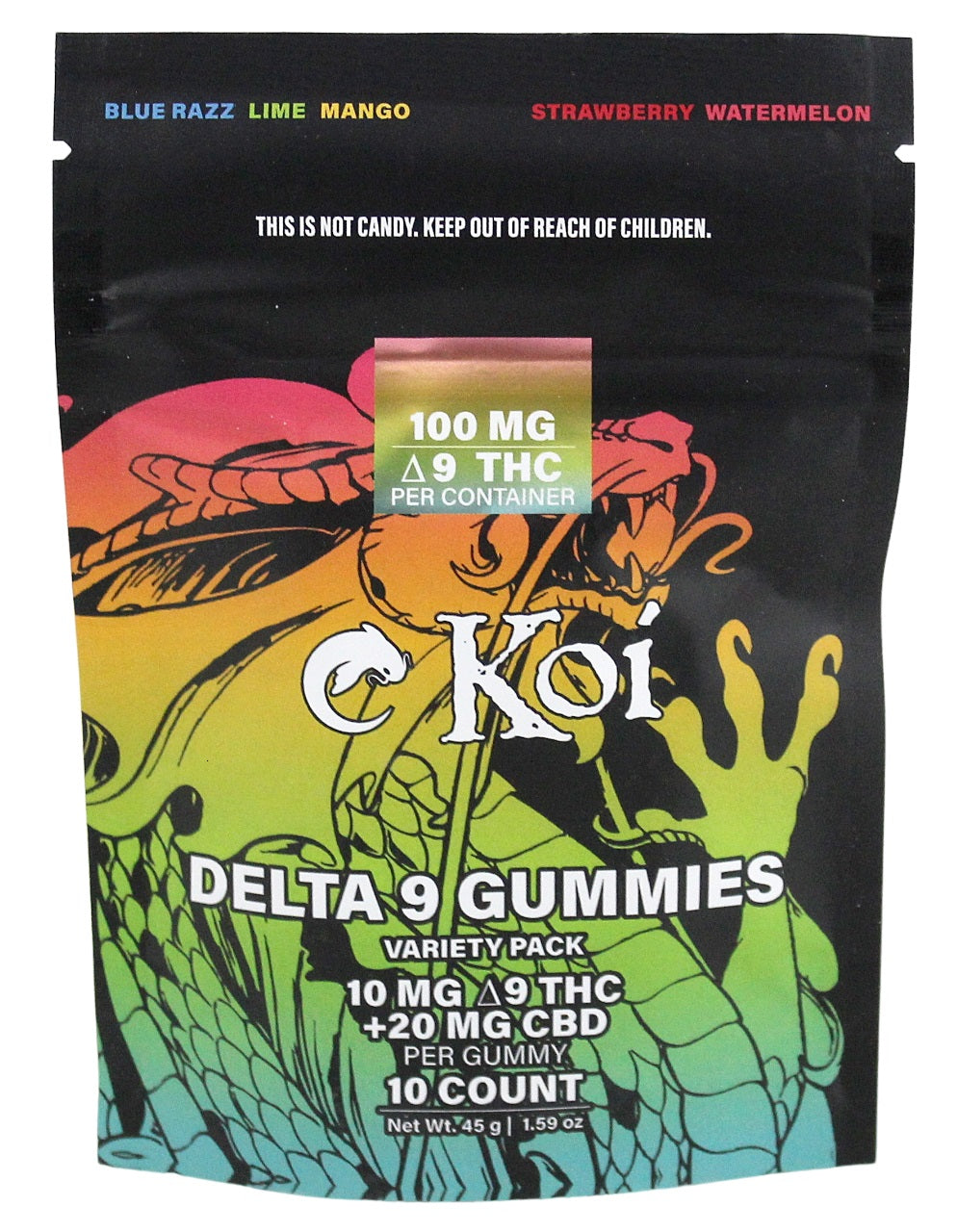Koi Variety Pack Gummies 12pk - Delta 9