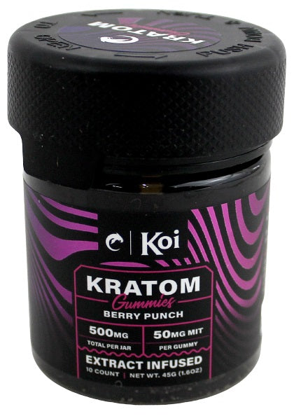 Koi Kratom Extract Infused Gummies - 500mg