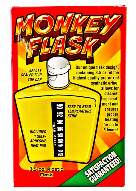 Monkey Flask 3.5oz Synthetic Urine Bottle Kit