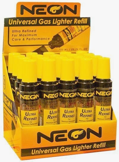 NEON Universal Gas Lighter Refill 20pk