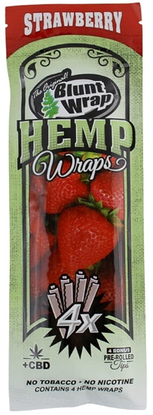 The Original Blunt Wrap - Hemp Wraps - Strawberry