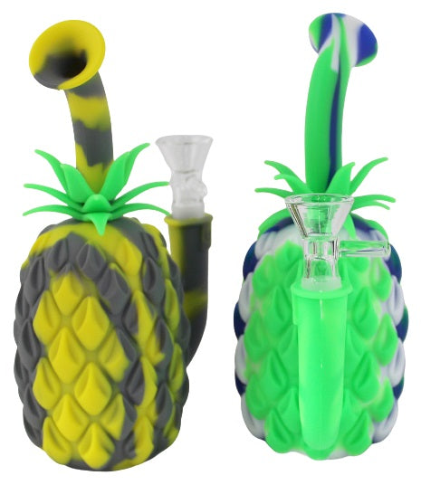 7" Pineapple Silicone Water Pipe