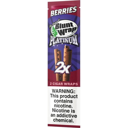Double Platinum Original Blunt Wraps - Berries