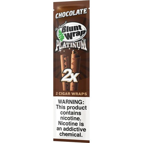 Double Platinum Original Blunt Wraps - Chocolate