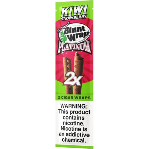 Double Platinum Original Blunt Wraps - Kiwi Strawberry