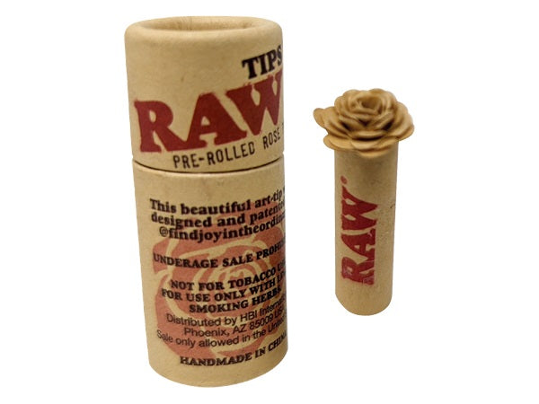 Raw Pre-Rolled Rose Tips 6pk