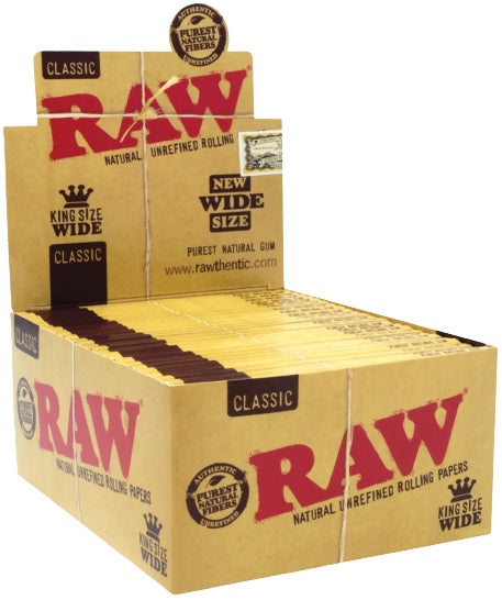 Raw Classic Rolling Paper - King Size WIDE Size 50pk