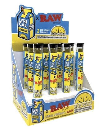 RAW x Lyrical Lemonade Bud Wrap Terp Cones 12pk