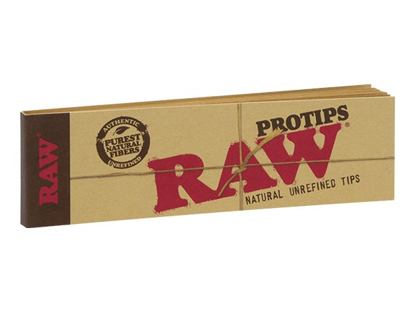 Raw Protips Natural Unrefined Tips 24pk