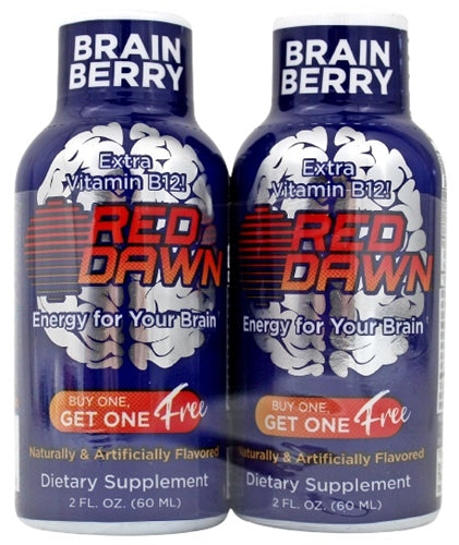 Red Dawn Brain Berry Shots 12pk