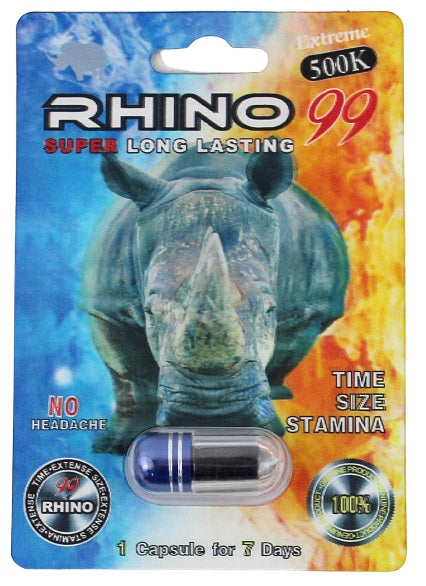 Rhino 99 Extreme 500K Male Enhancement Capsules