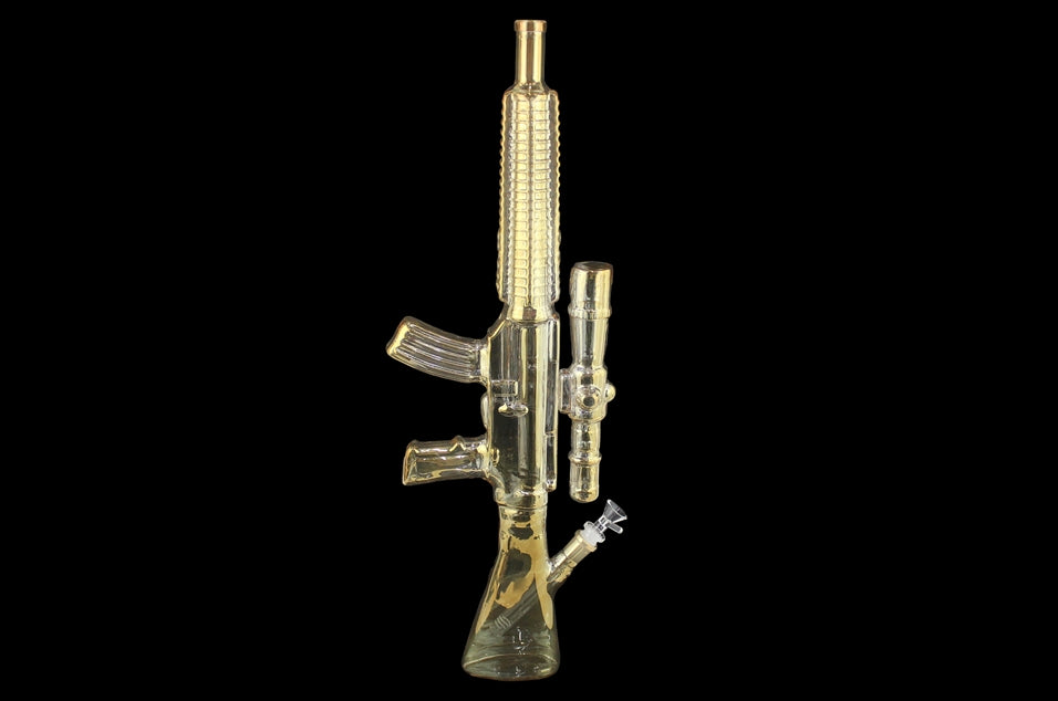 24" Glass Assault Rifle Water Pipe