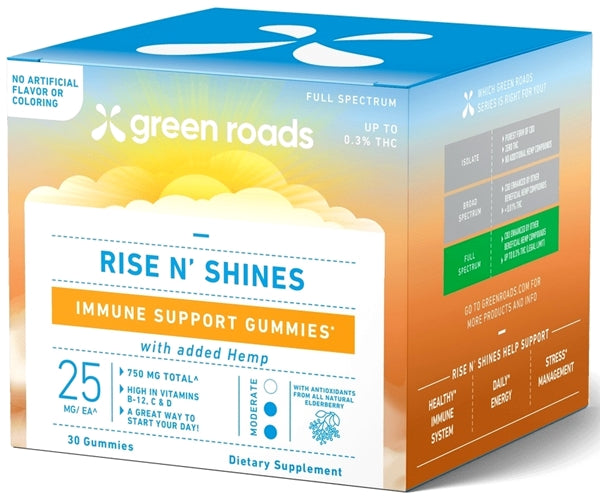 Green Roads - Rise N Shines Immune Support Gummies - 750mg