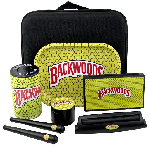 Rolling Station Smoking Gift Set - Backwoods Honeycomb