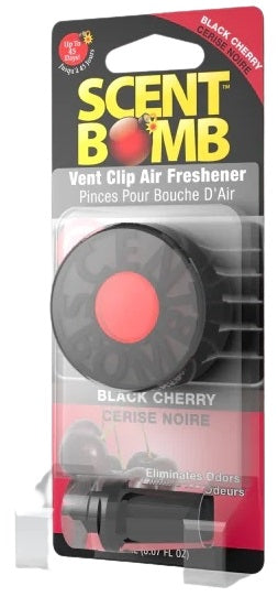 6ct Scent Bomb Vent Clip Air Freshener - Black Cherry
