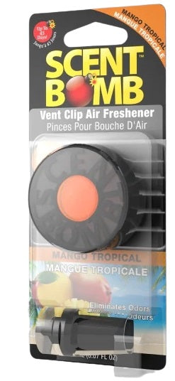 6ct Scent Bomb Vent Clip Air Freshener - Mango Tropical