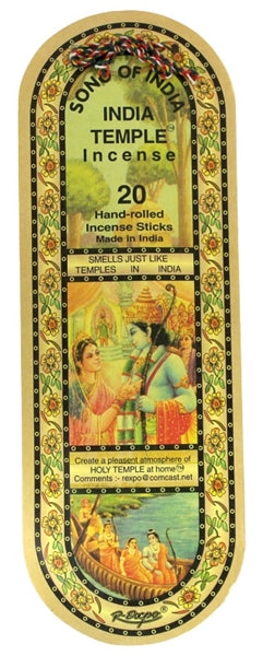 Song of India Temple Incense 36pk