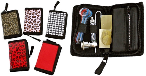 Wallet Pipe Case 5pc Travel Kit Assortment