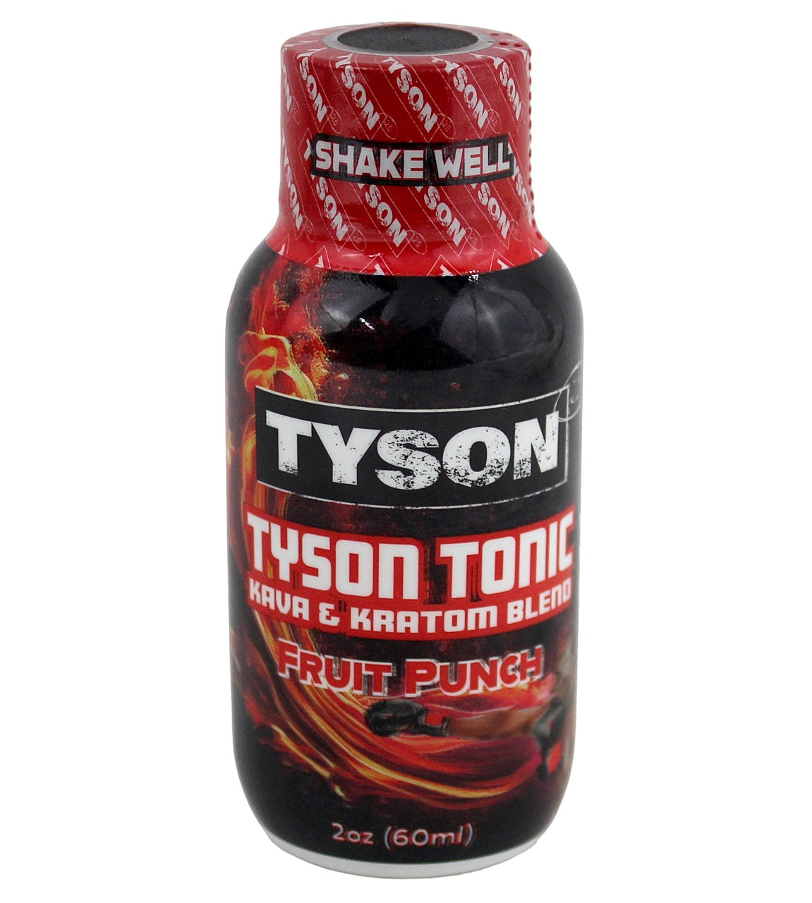 Tyson 2.0 Tonic Kava & Kratom Shot - Fruit Punch 12pk