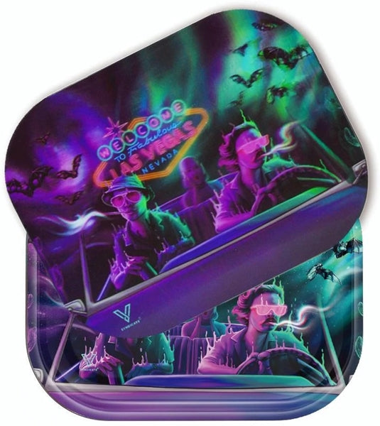 V-Syndicate Roll n Go 3d Mag Slap Metal Tray - Small - Bat Country