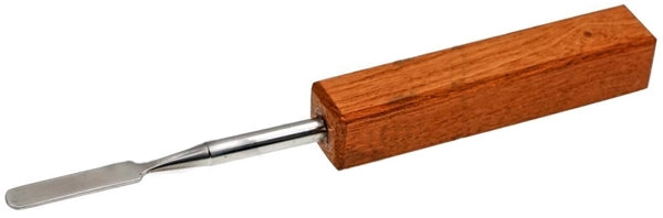 Wood Handled Dab Tool - Scraper Blade