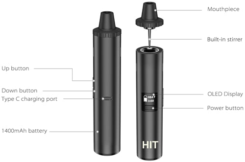 Yocan Hit - Dry Herb Convection Device