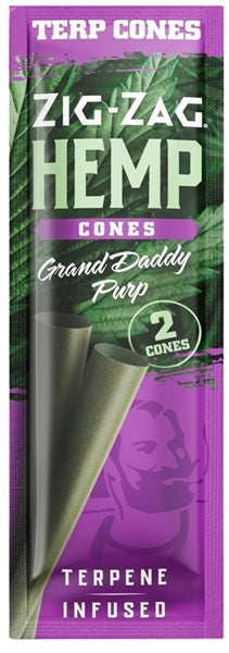 Zig Zag Terpene Infused Hemp Cones - Grand Daddy Purp