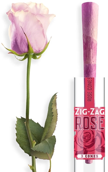 Zig-Zag Pre-Rolled - King Size - Rose Petals Cones