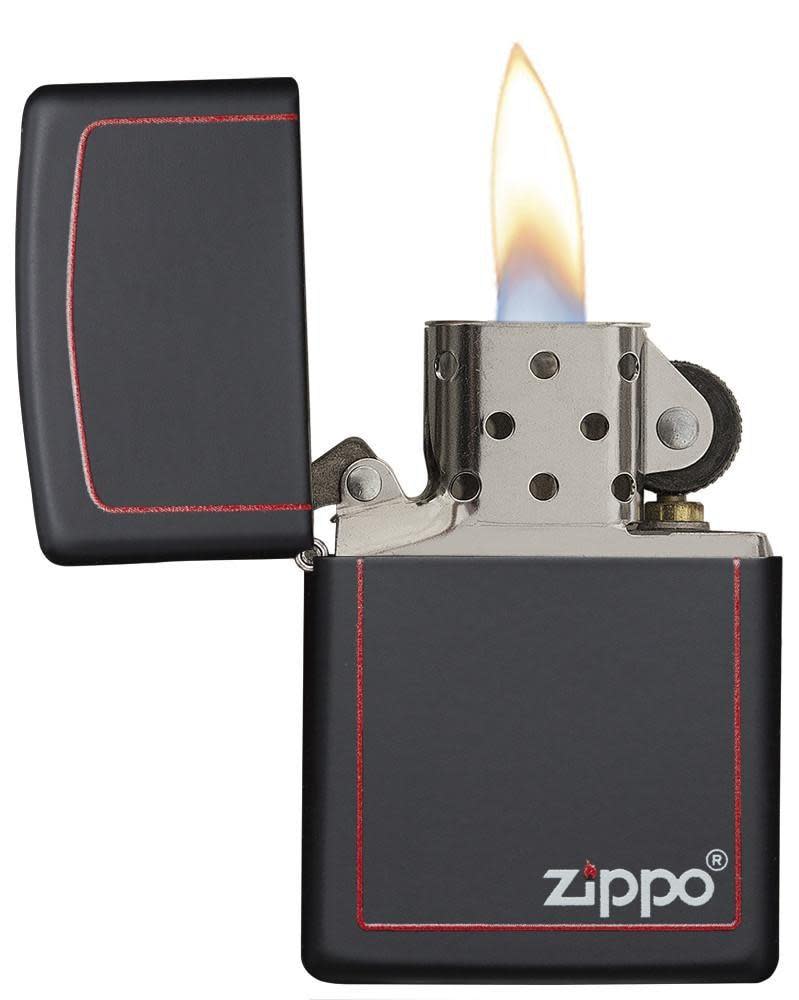 Zippo Lighter - Classic Black and Red Zippo $30.95