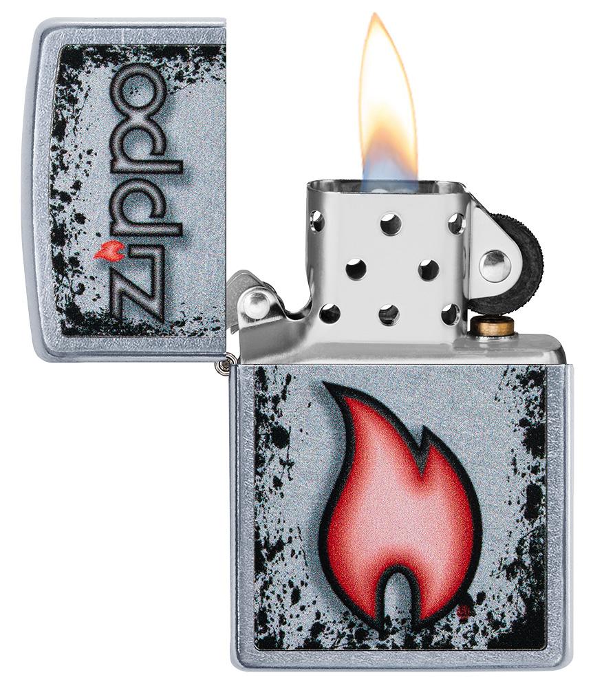 Zippo Lighter - Zippo Flame Design $25.95