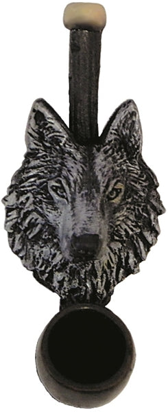 Pichincha Hand Crafted Small Hand Pipe - Wolf Head