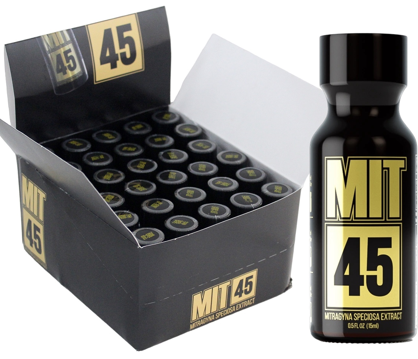 MIT 45 Gold – Liquid Kratom Extract Shot 30pk