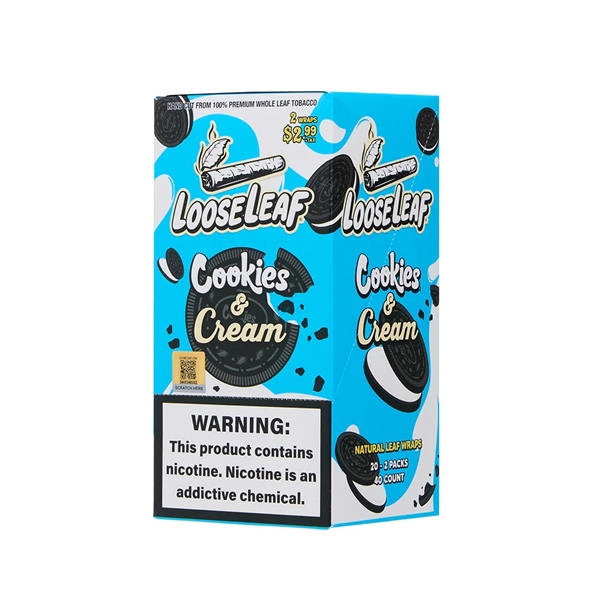 LooseLeaf X Cookies 2x20pk Wraps